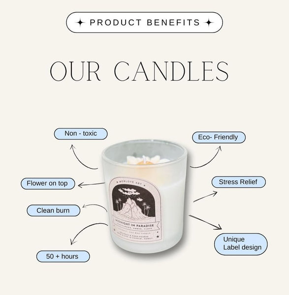 Morelove Art Coco-Soy Wax Candles