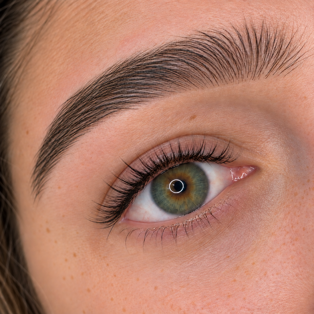 Jessie Set lash extensions with soft, natural-looking length and fullness